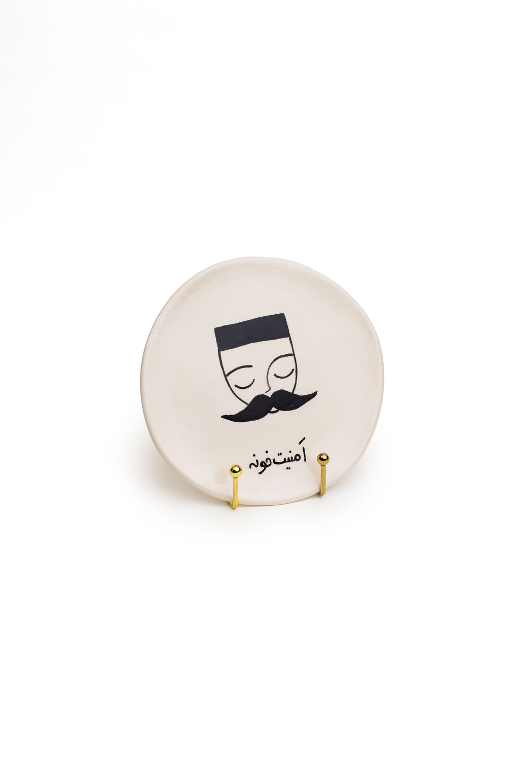 Love Notes Round Decorative Plates - Monsieur