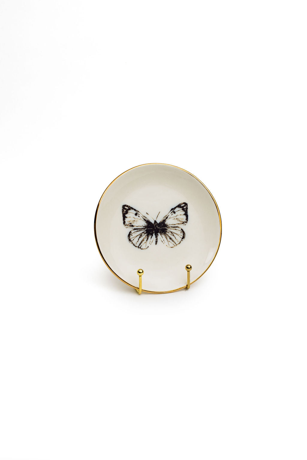 Black And White Side Plates