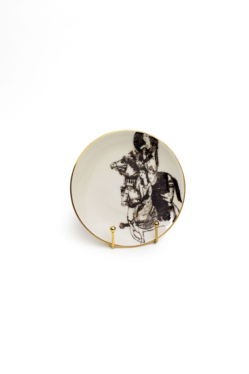 Black And White Side Plates