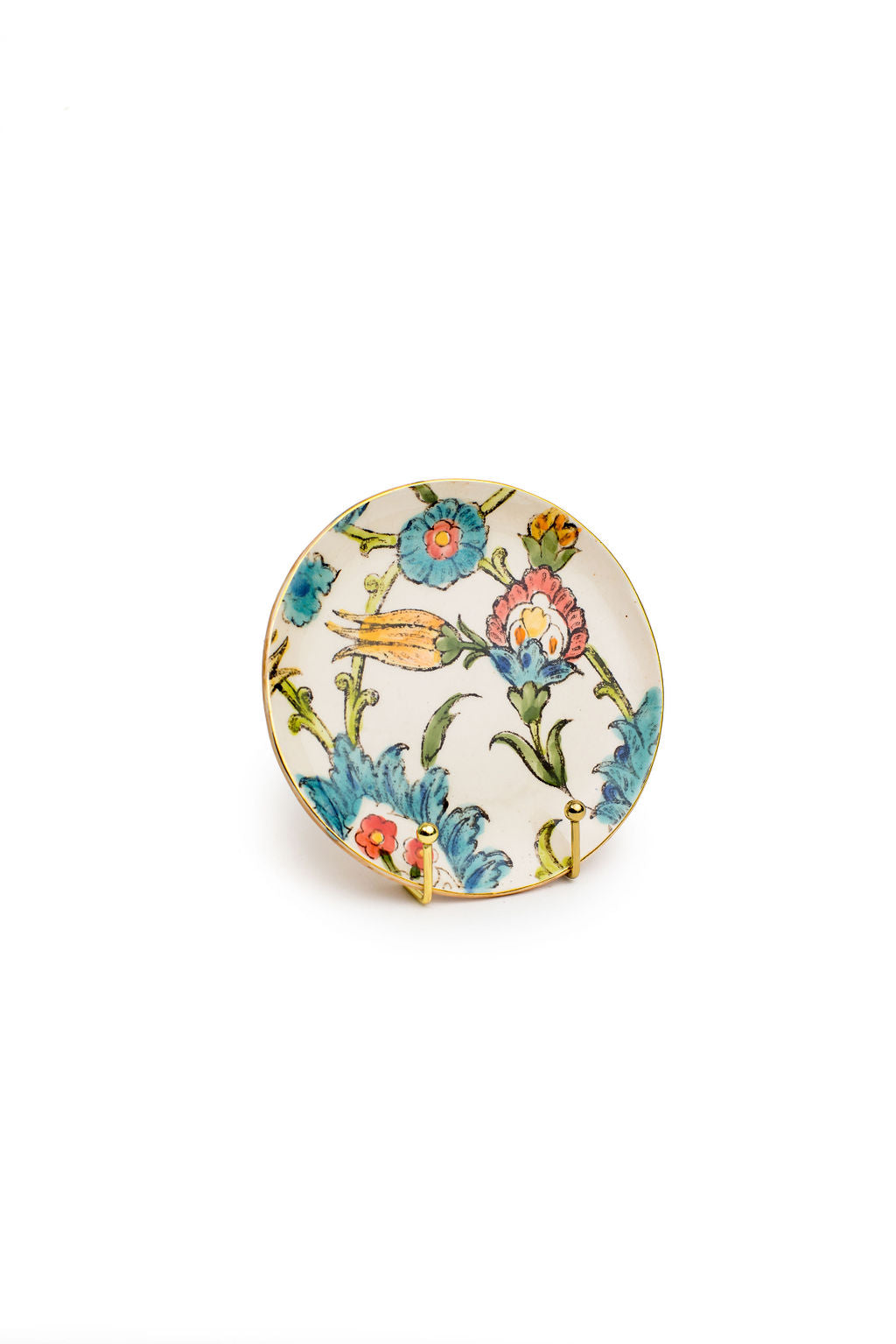 Round Floral Mini Plates