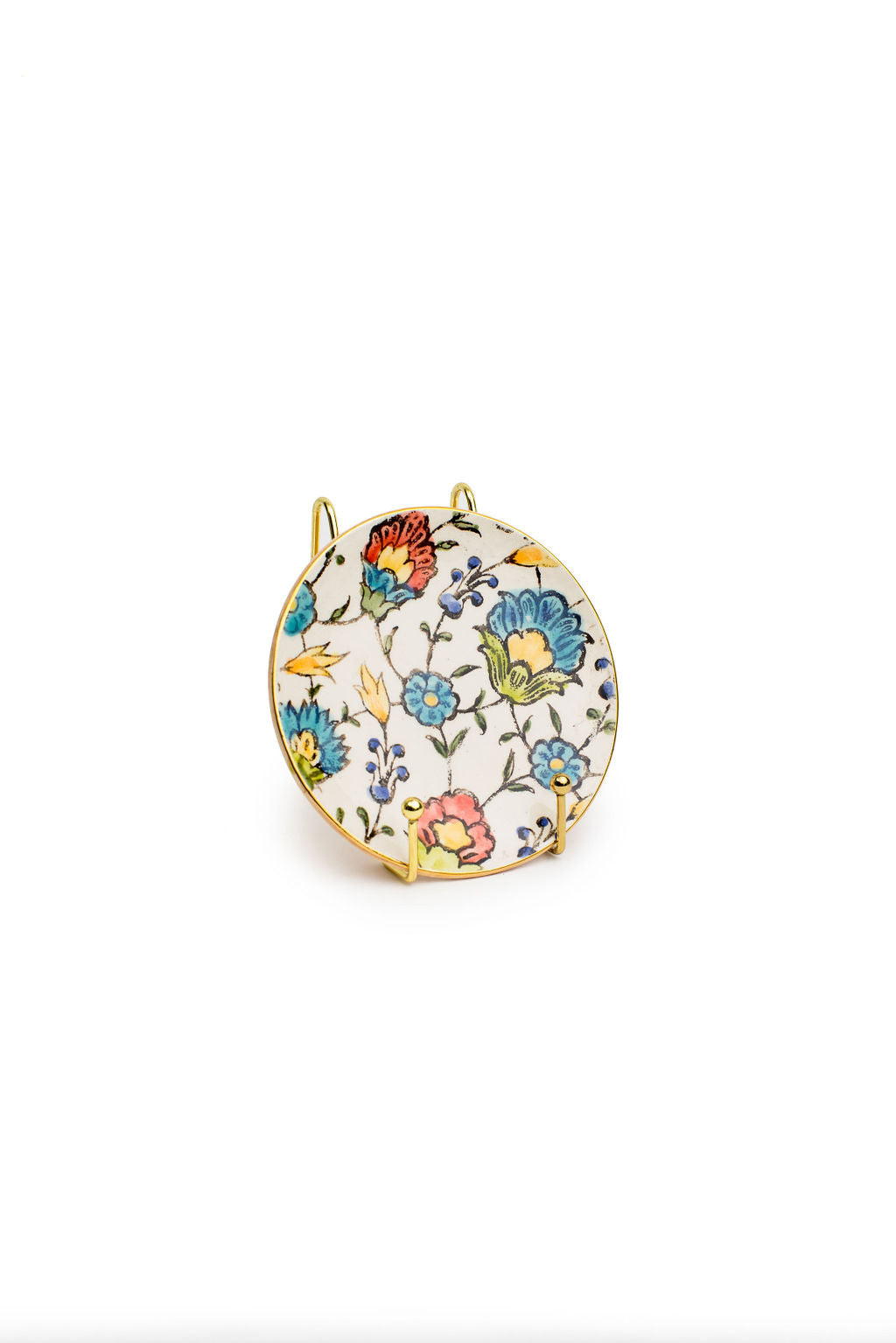 Round Floral Mini Plates