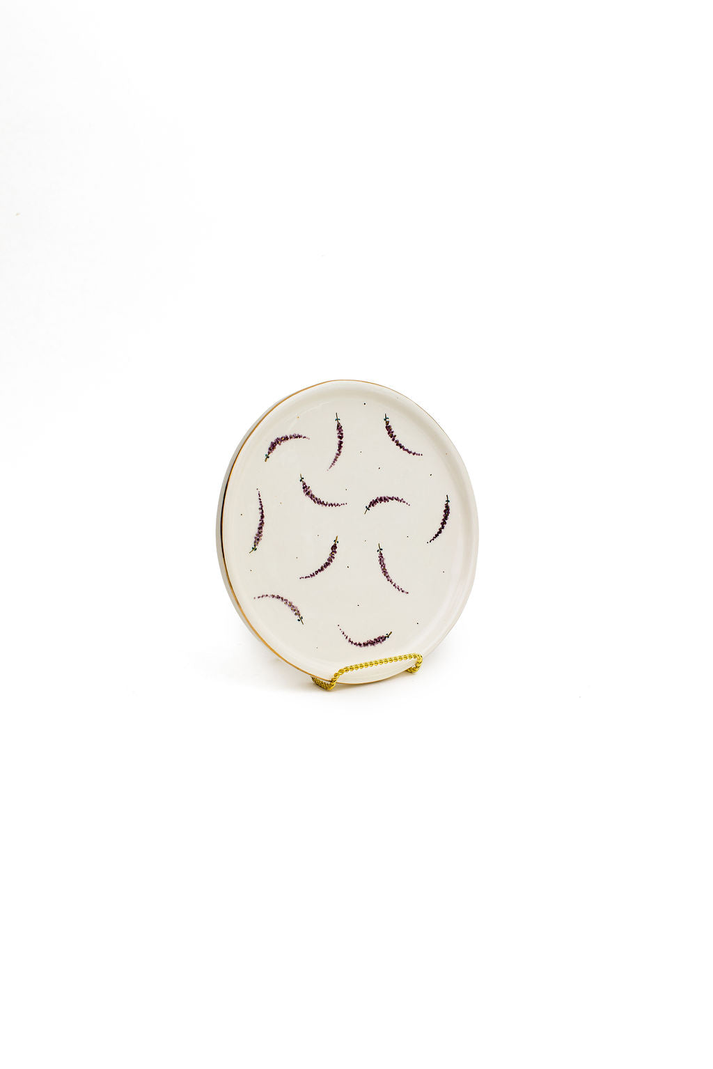 Lavender Round Plate