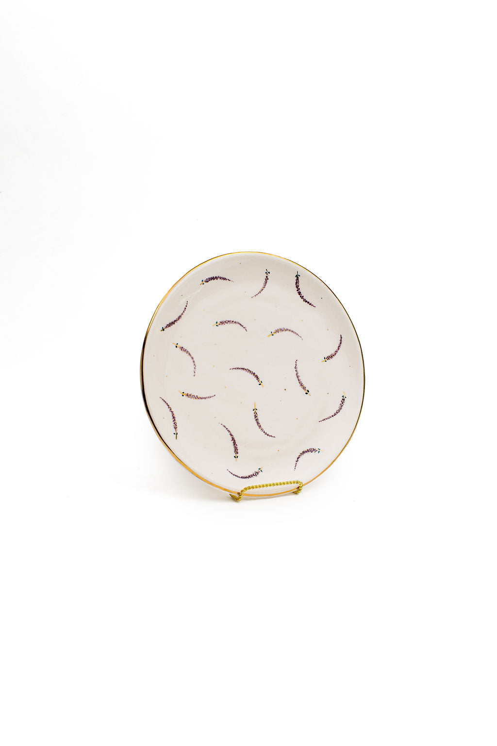 Lavender Round Plate
