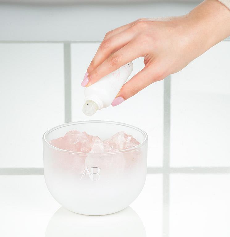 Rose Quartz Crystal Fragrance Bowl