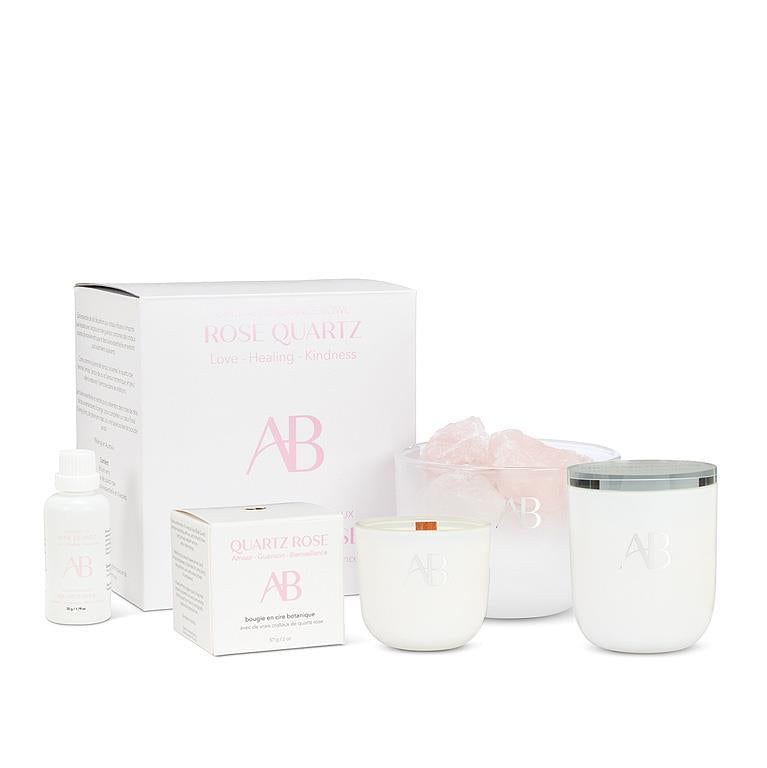 Rose Quartz Crystal Fragrance Bowl