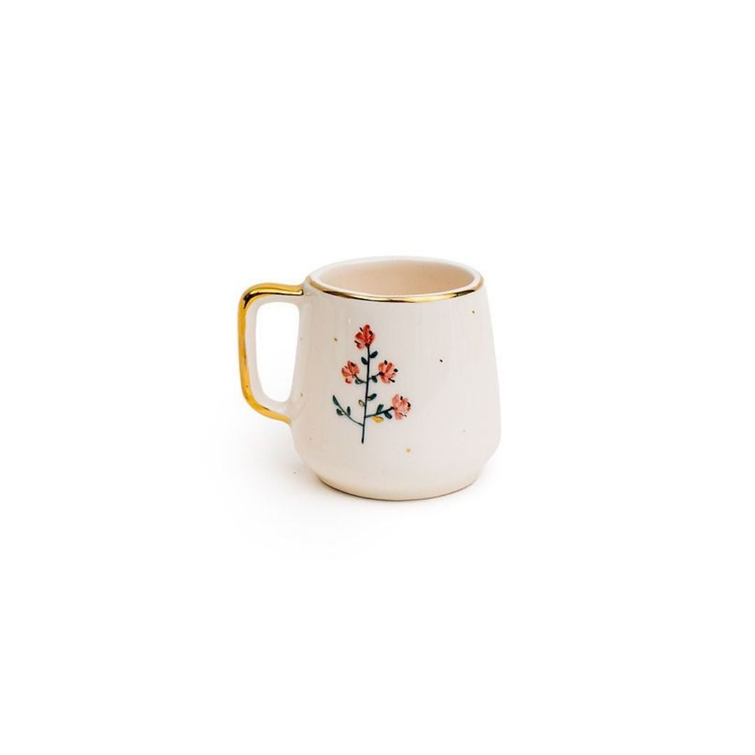 Hand-Drawn Tea Cup | Floral Design