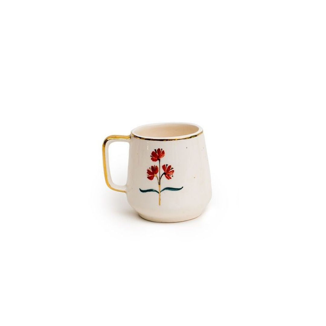 Hand-Drawn Tea Cup | Floral Design