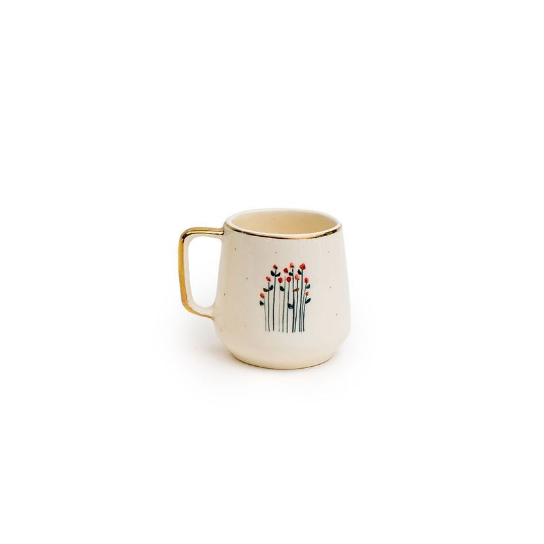 Hand-Drawn Tea Cup | Floral Design