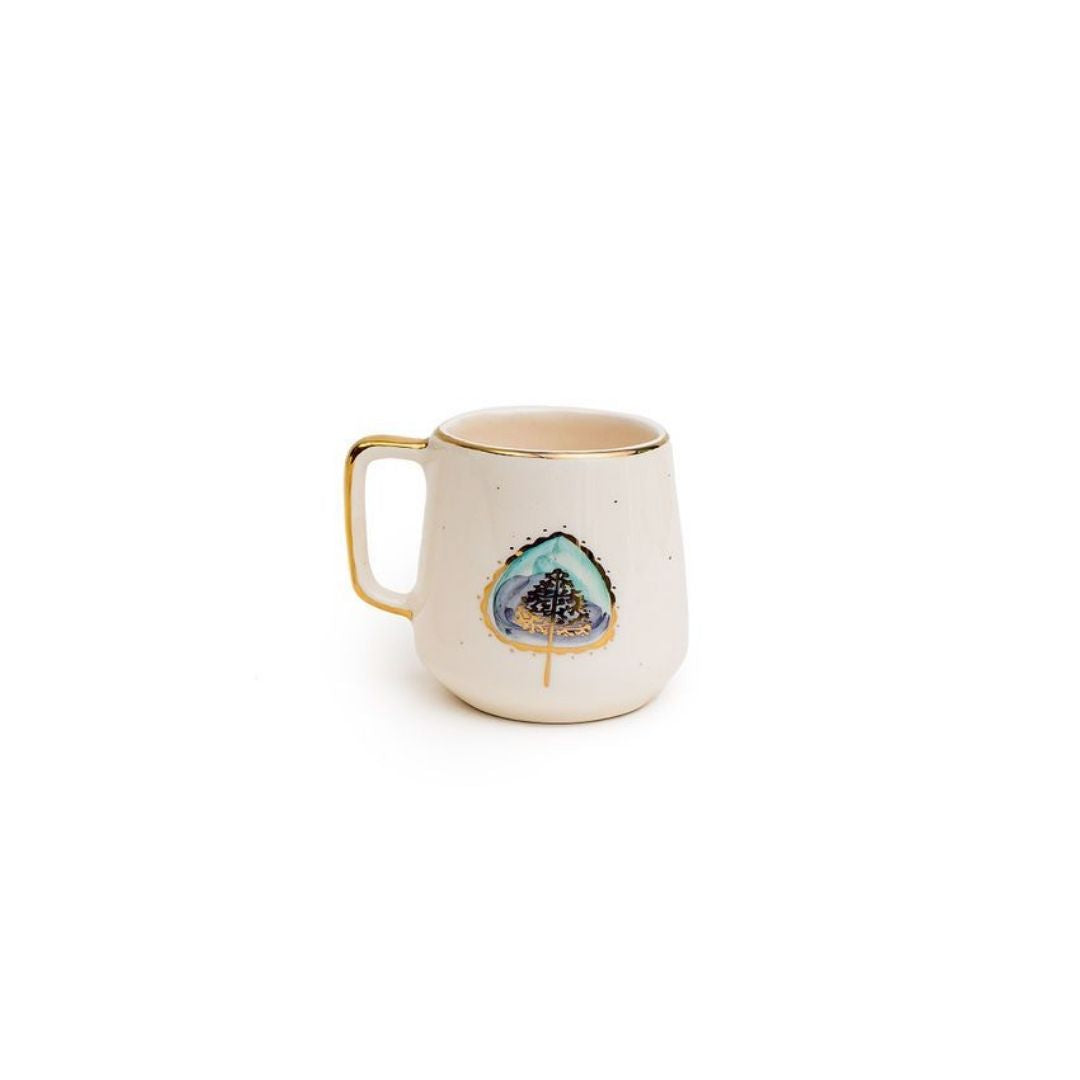 Hand-Drawn Tea Cup | Floral Design