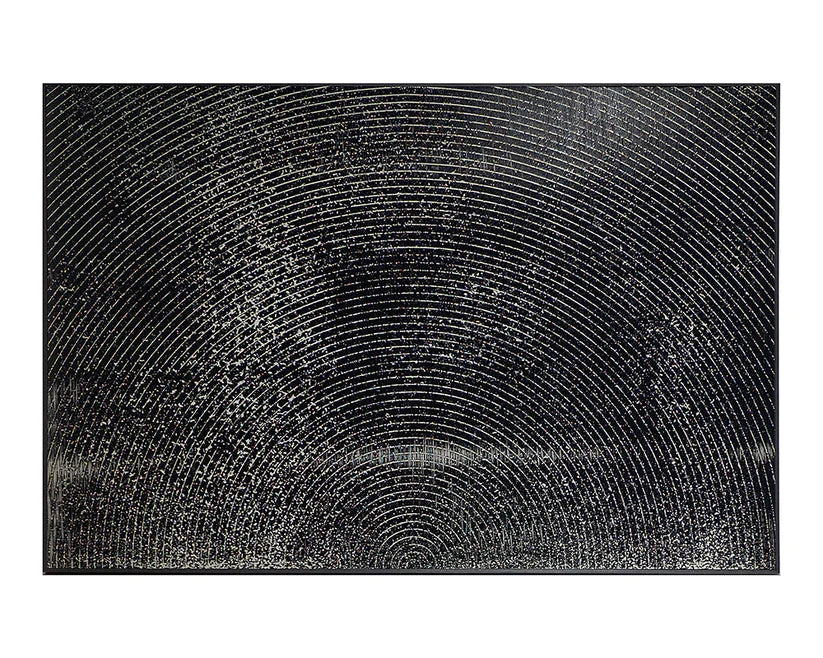 Opposites Attract Silver Finger Print Wall Art - Set Of 2