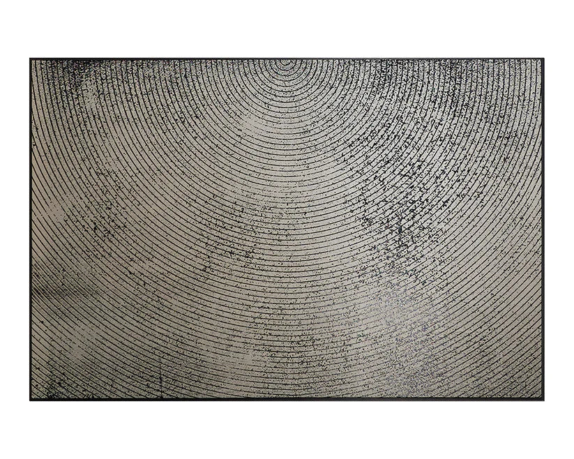 Opposites Attract Silver Finger Print Wall Art - Set Of 2