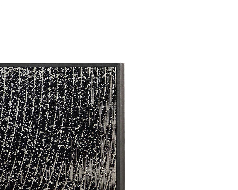 Opposites Attract Silver Finger Print Wall Art - Set Of 2