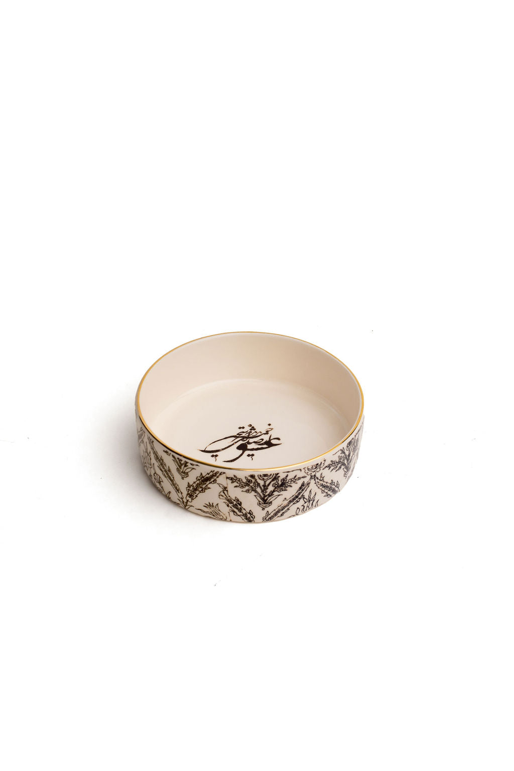 Black And White Flat Base Bowls 10"