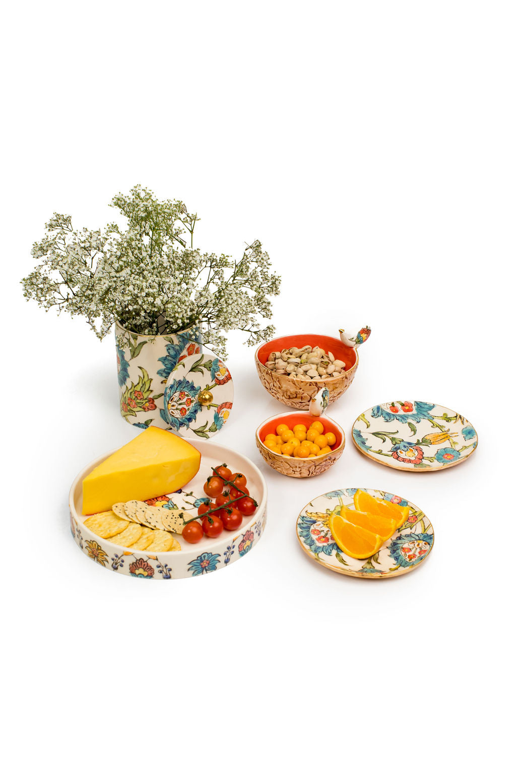 Floral Raastin Canister