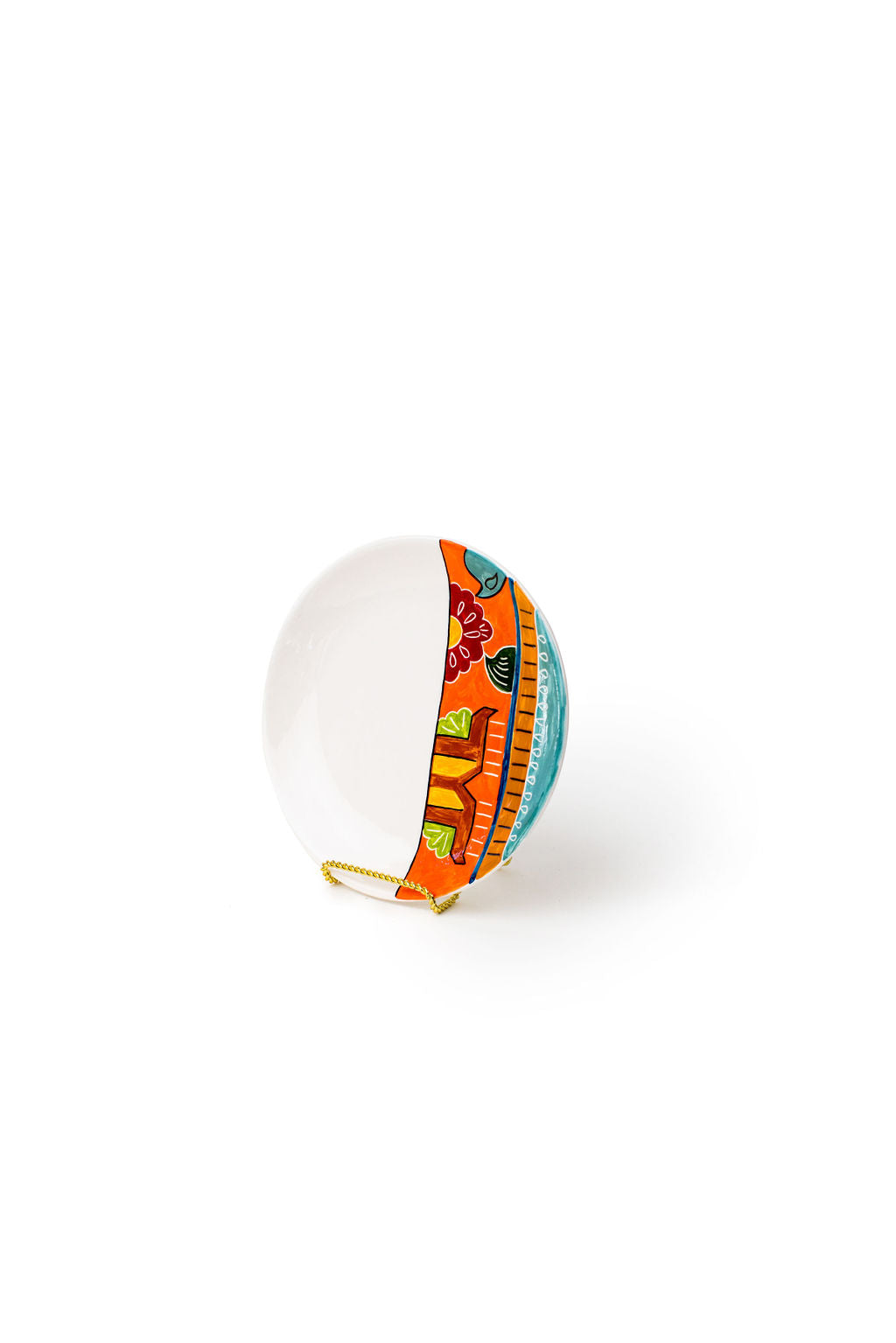Orange Garden Plates