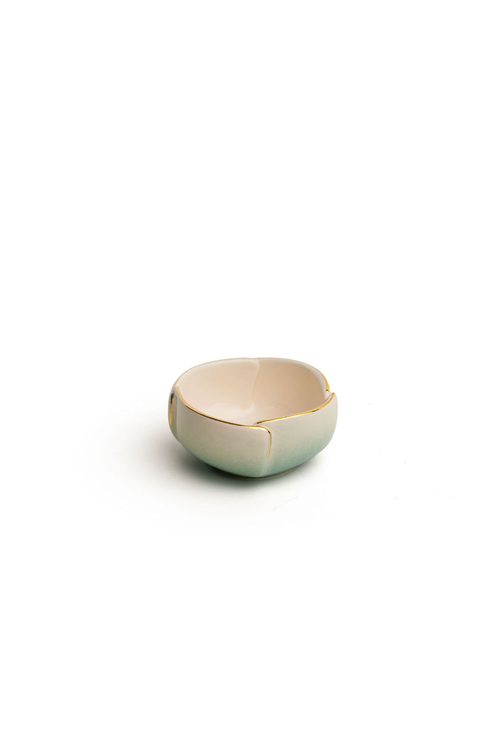 Teal Tulip Bowl
