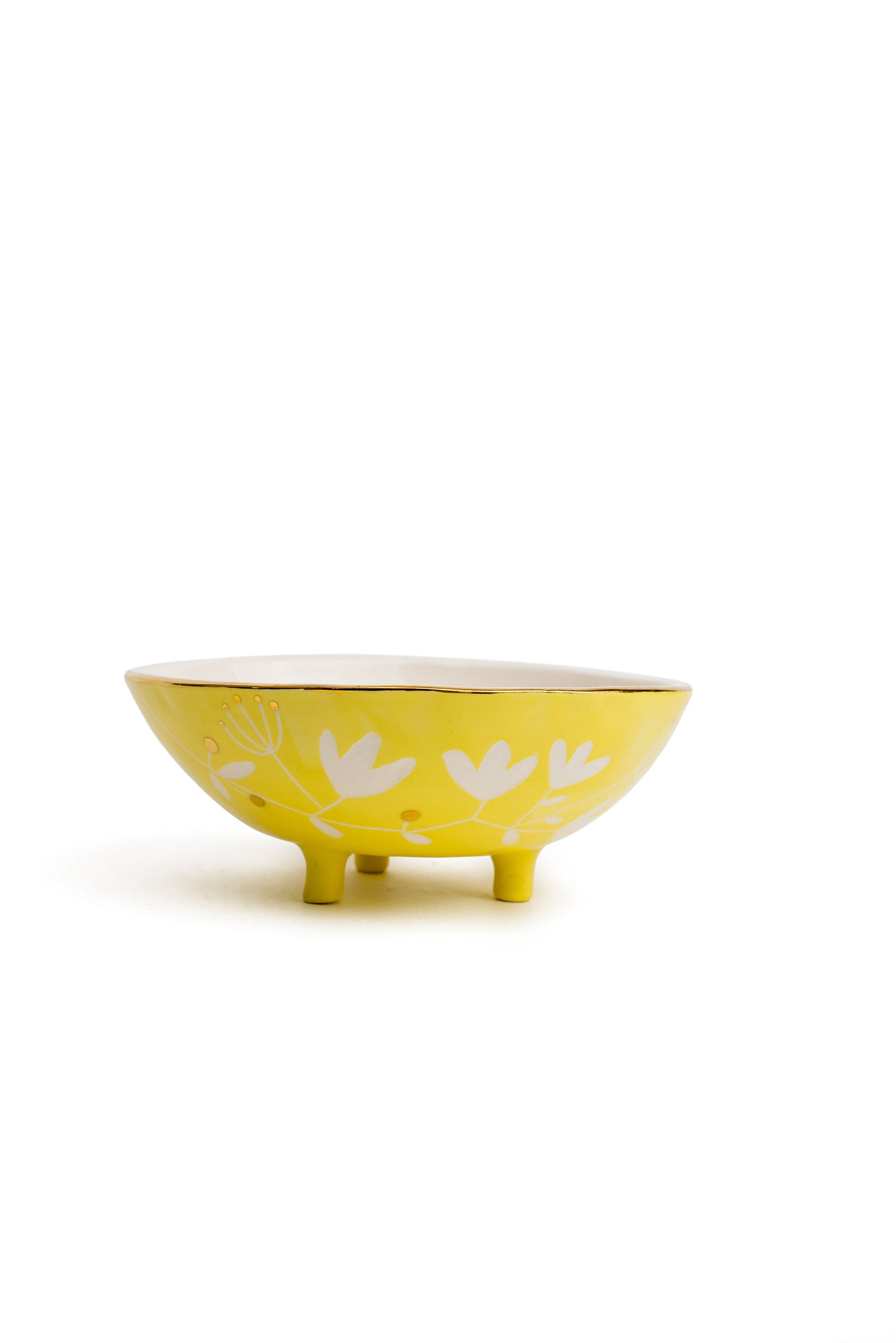 Floral Maan Large Bowl with Legs