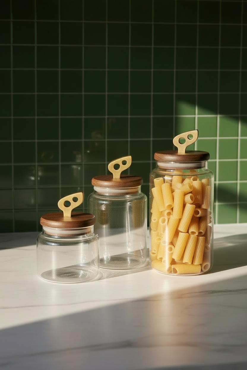 Hich Glass Canisters
