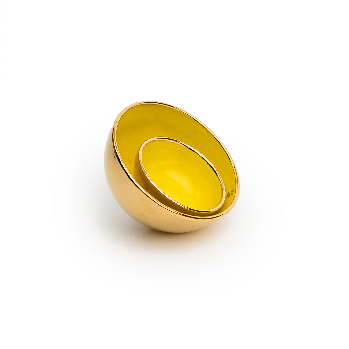 Gold And Yellow Bowl
