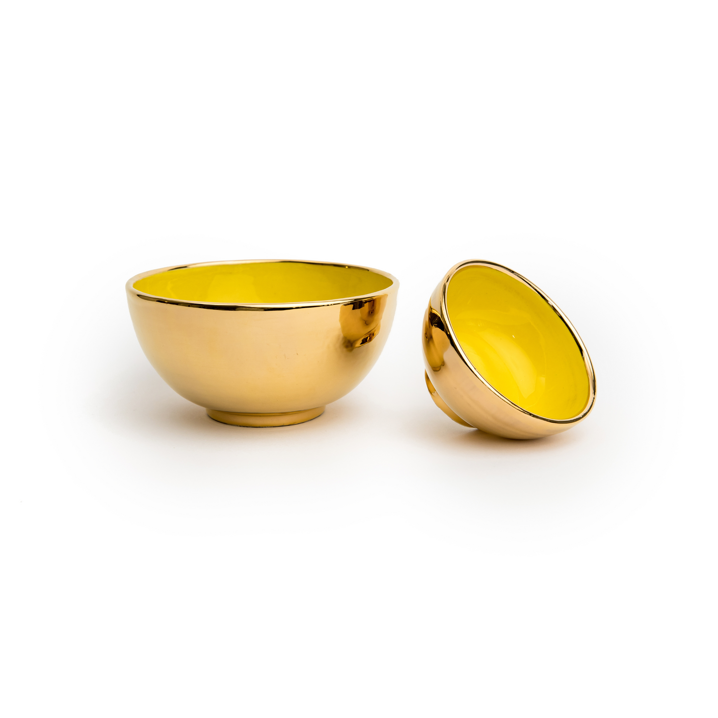 Gold And Yellow Bowl