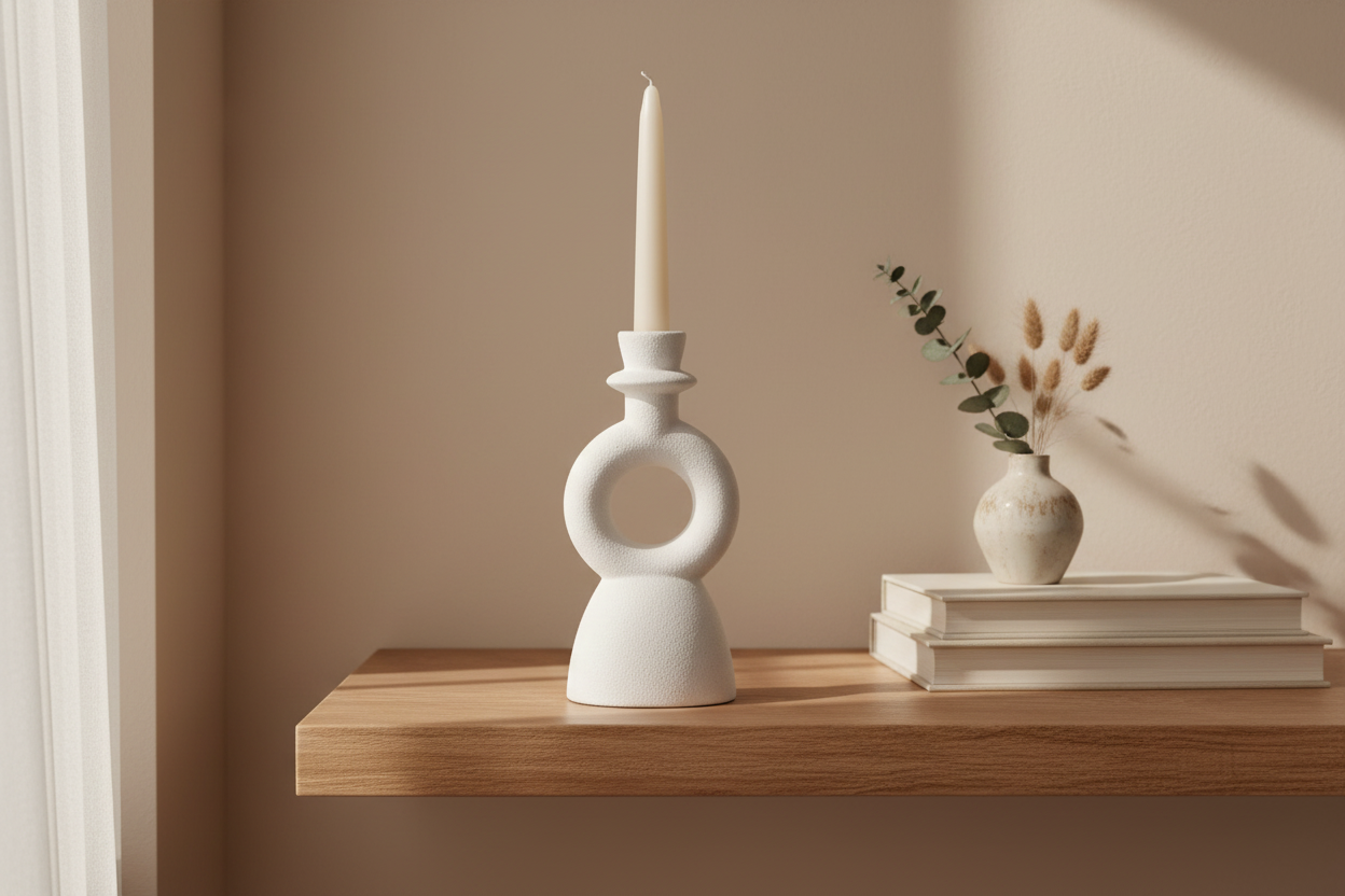 Taper Candle Holder, Single Loop