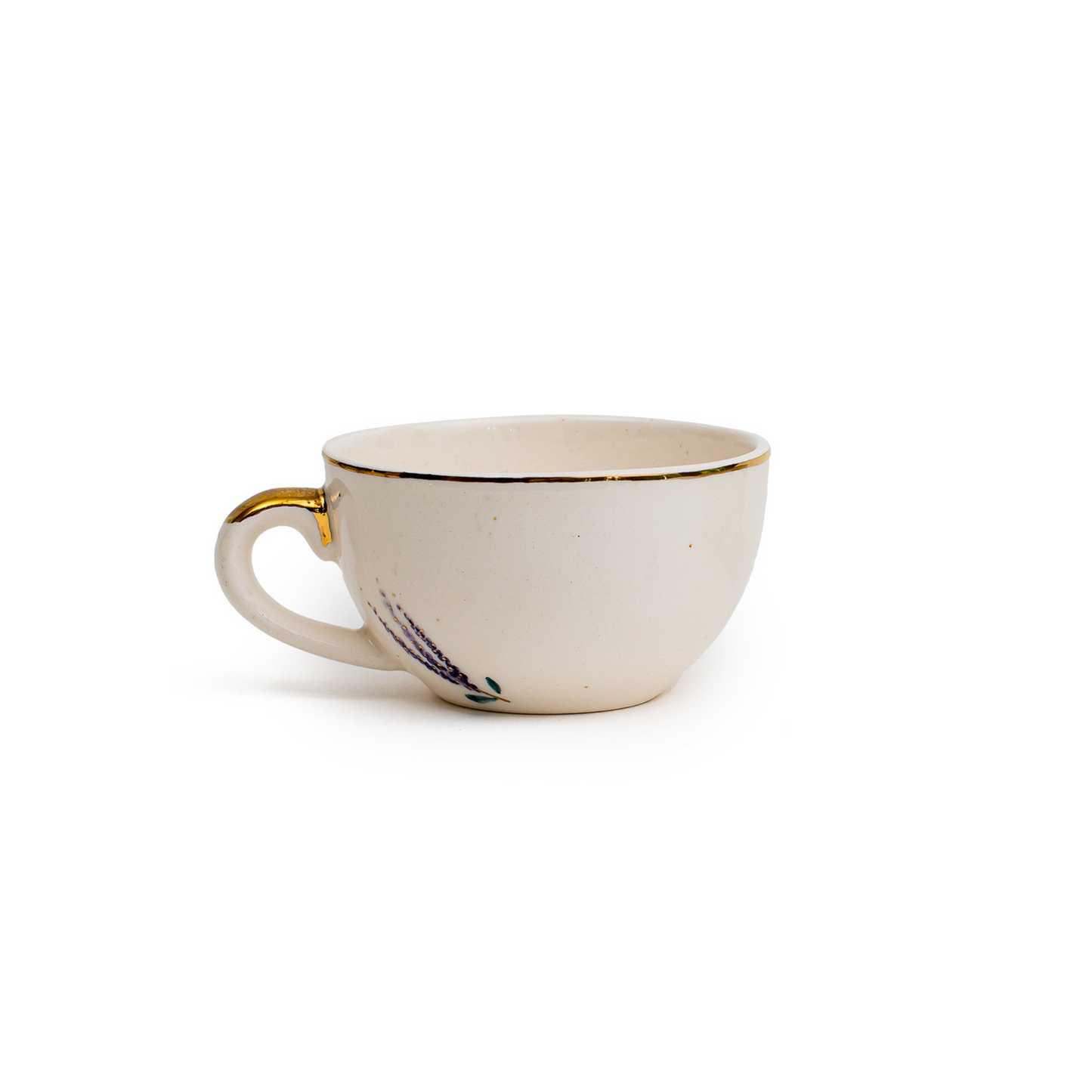 Handmade Ceramic Tea Cup | Floral Design