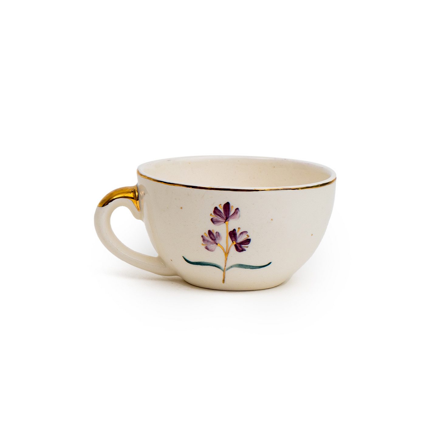 Handmade Ceramic Tea Cup | Floral Design