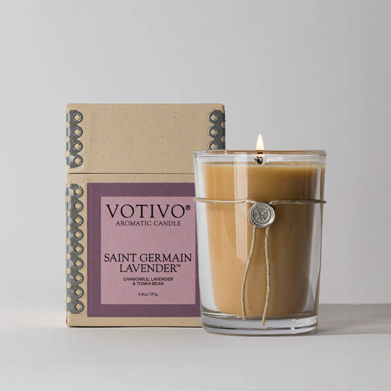 Votivo Saint Germain Lavender 6.8 oz. Aromatic Candle