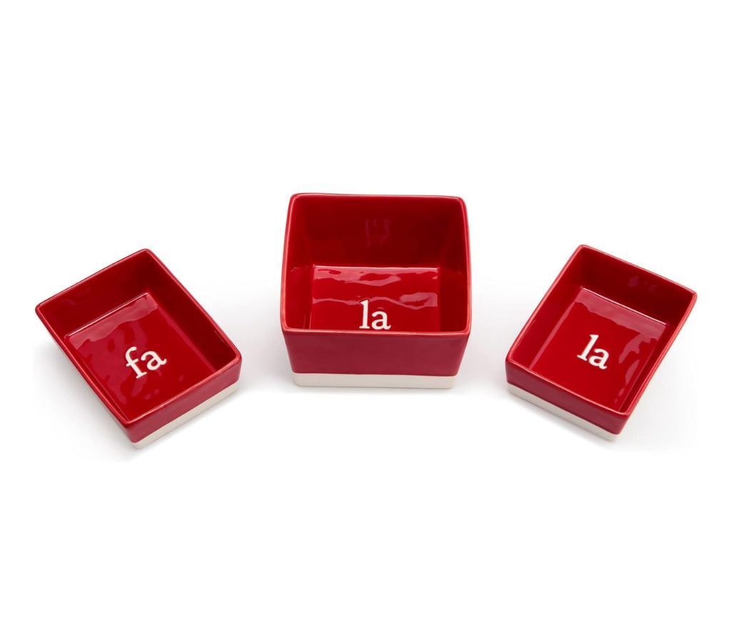 Three Piece Christmas Modular Serving Set