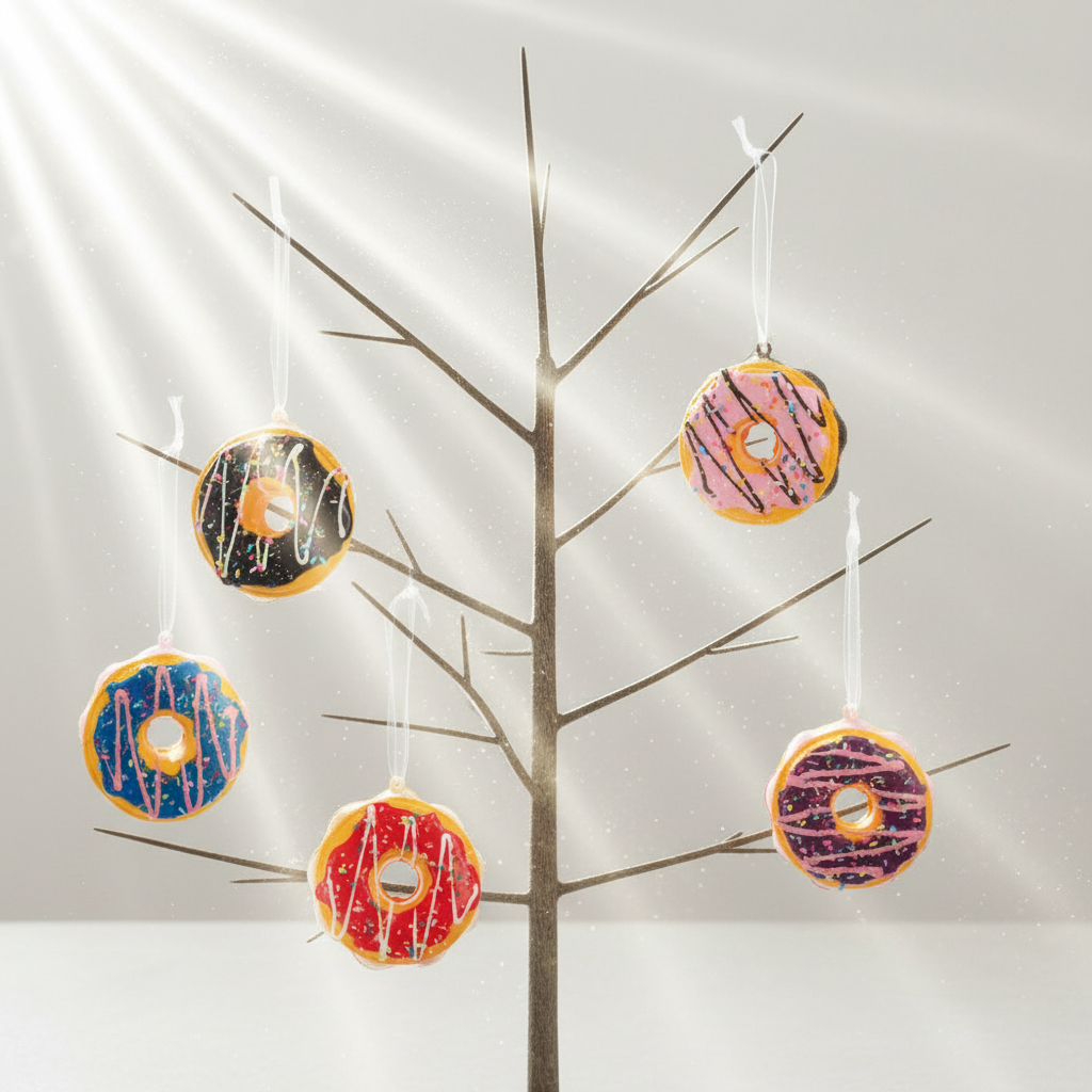 Mini Donut Holiday Ornament