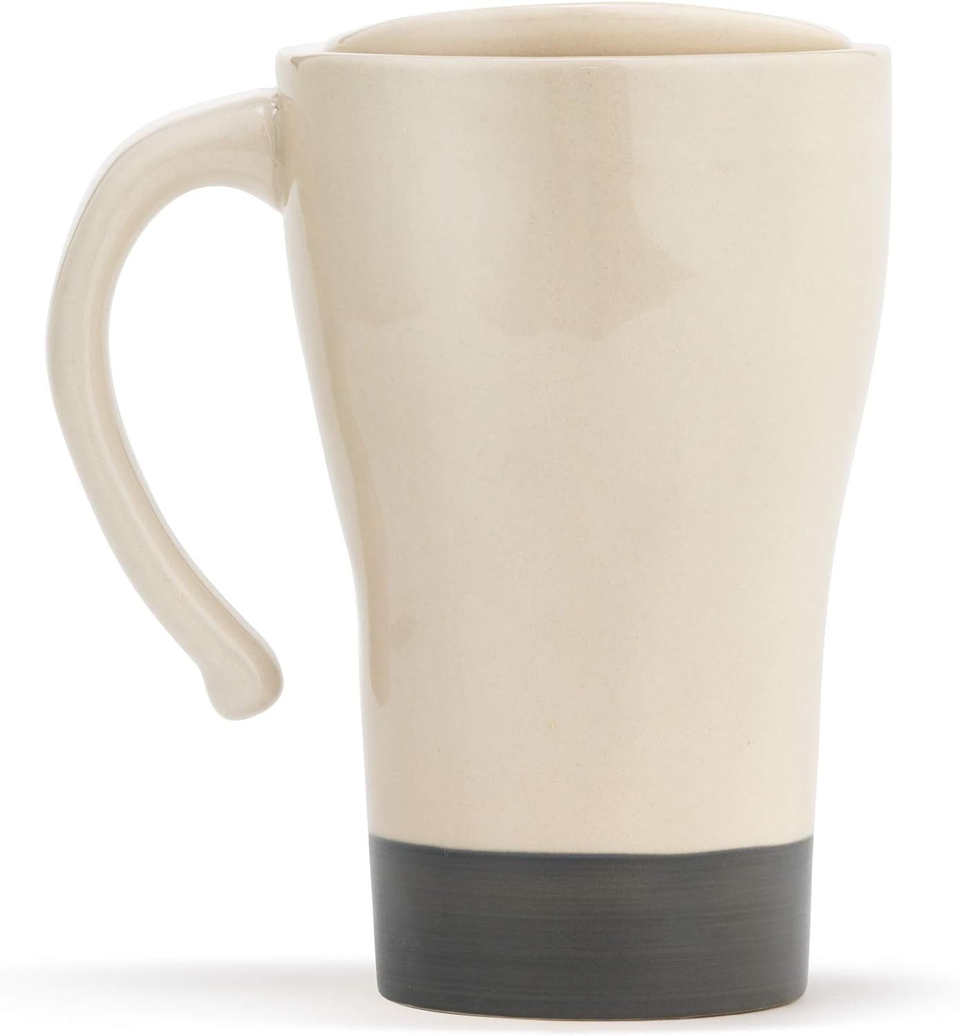 Dog Mom Stoneware Travel Mug with Lid | Demdaco Warm Heart Collection | 12oz Gift