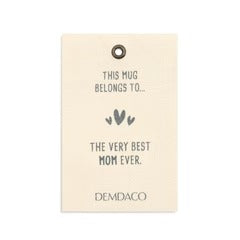 “The Very Best Mom” Stoneware Mug | Mother’s Day Gift | 16oz Coffee Mug