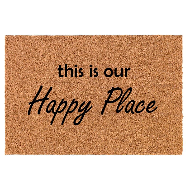 This Is Our Happy Place Door Mat