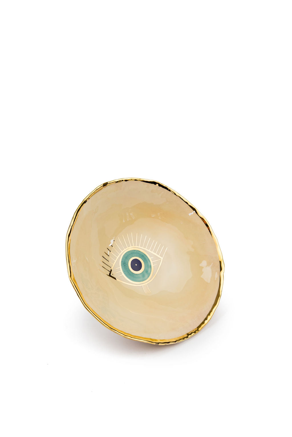Bowl-nazar-evvil eye-gold-25.5