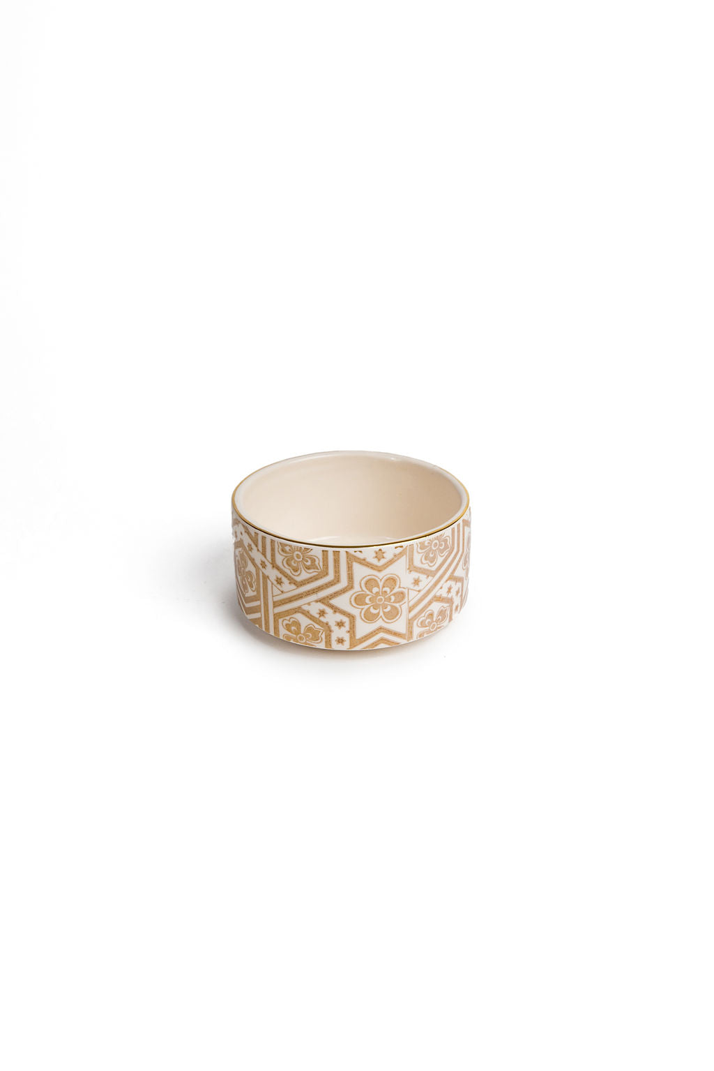 White And Gold Raastin Bowl