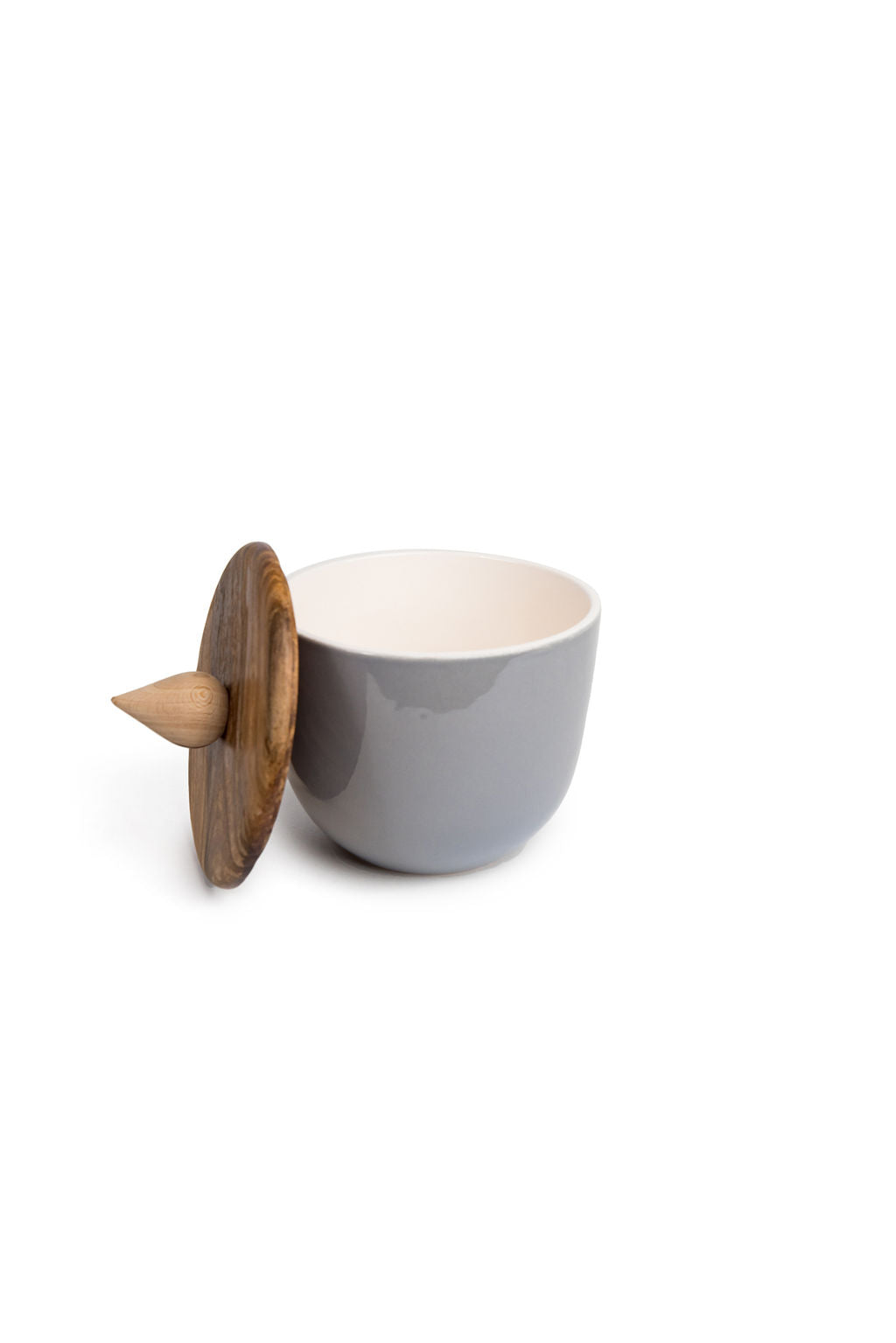 Grey Round Canisters