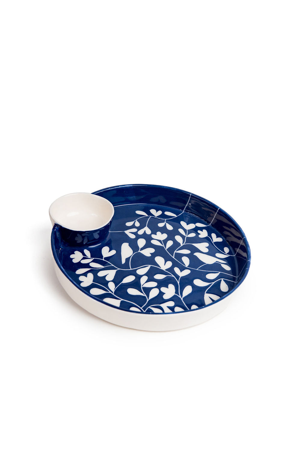 Floral Maan Chip And Dip Platter