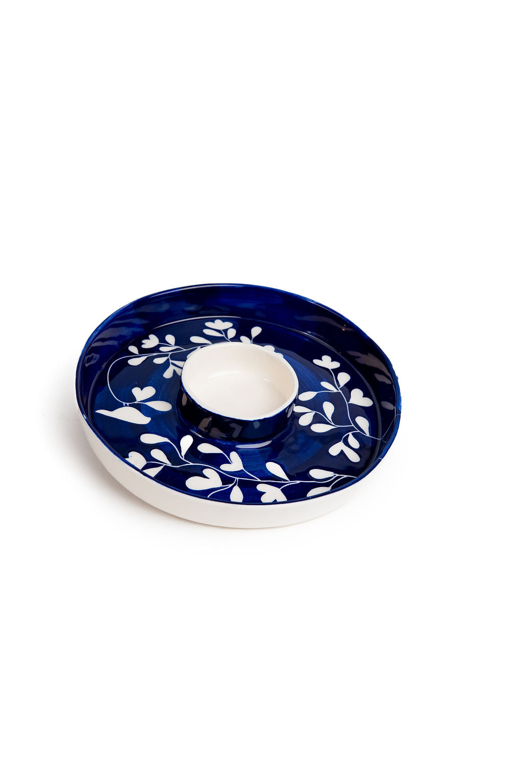 Floral Maan Chip And Dip Platter