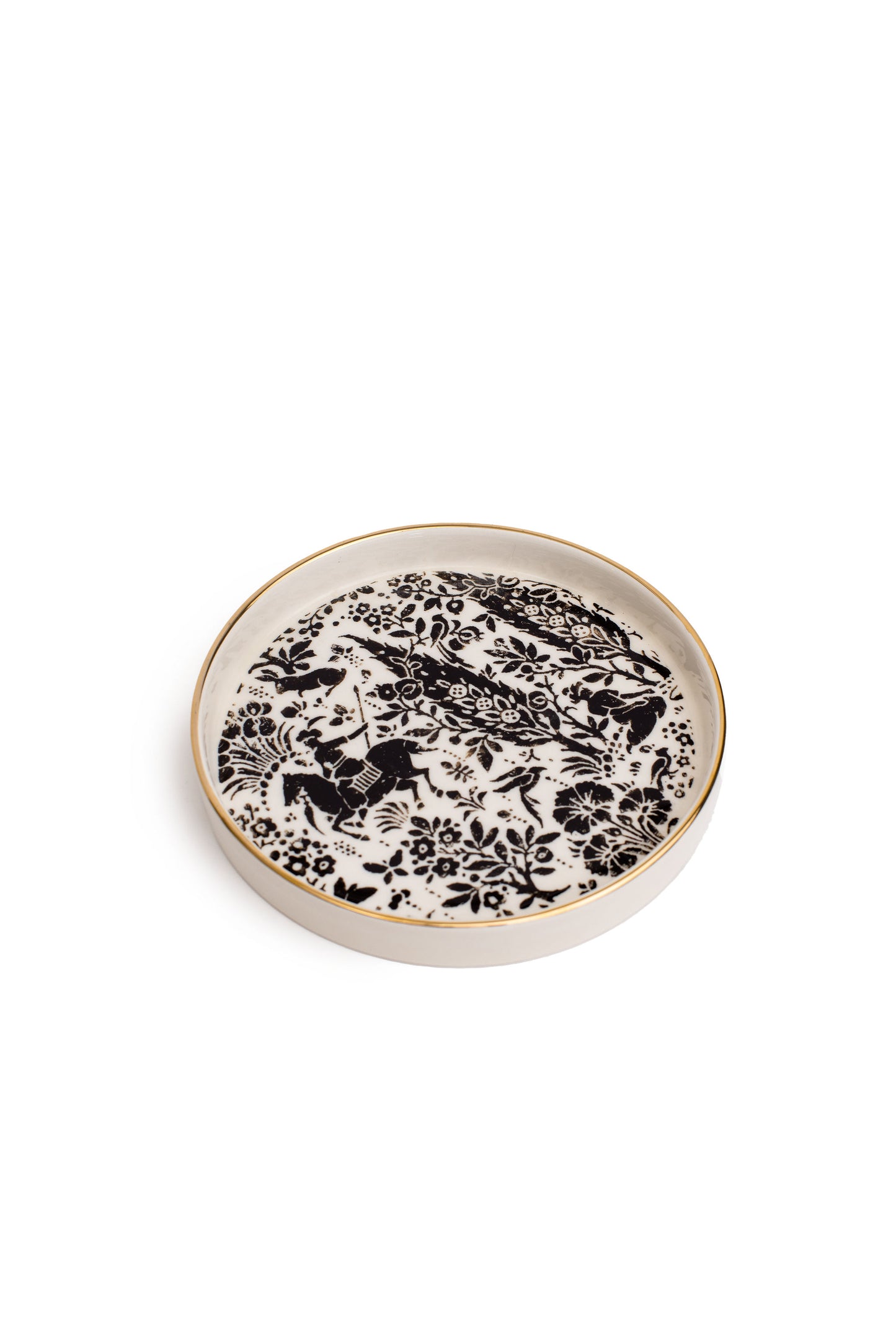 Black And White Shahnameh Tray