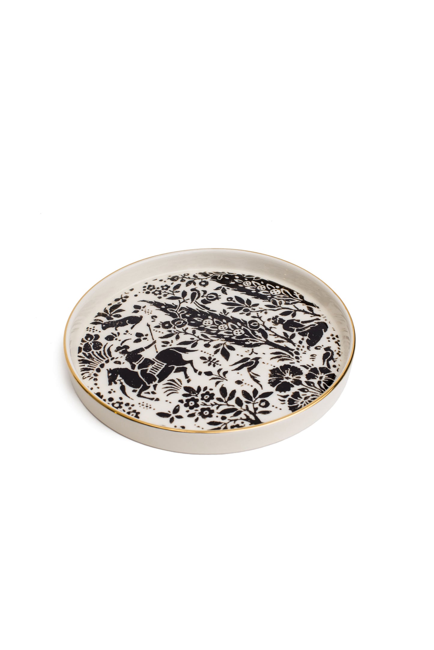 Black And White Shahnameh Tray