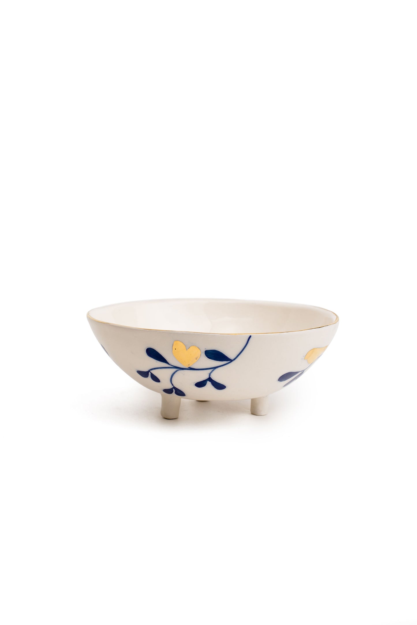 Floral Maan Large Bowl with Legs