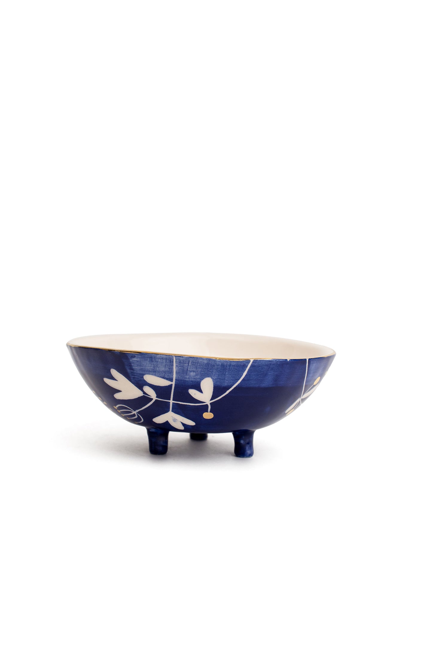 Floral Maan Large Bowl with Legs