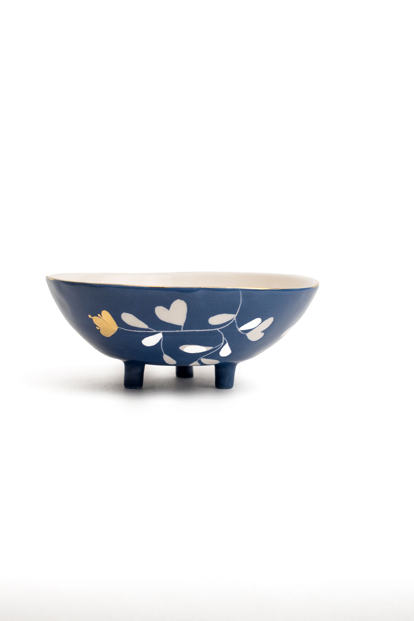 Floral Maan Large Bowl with Legs