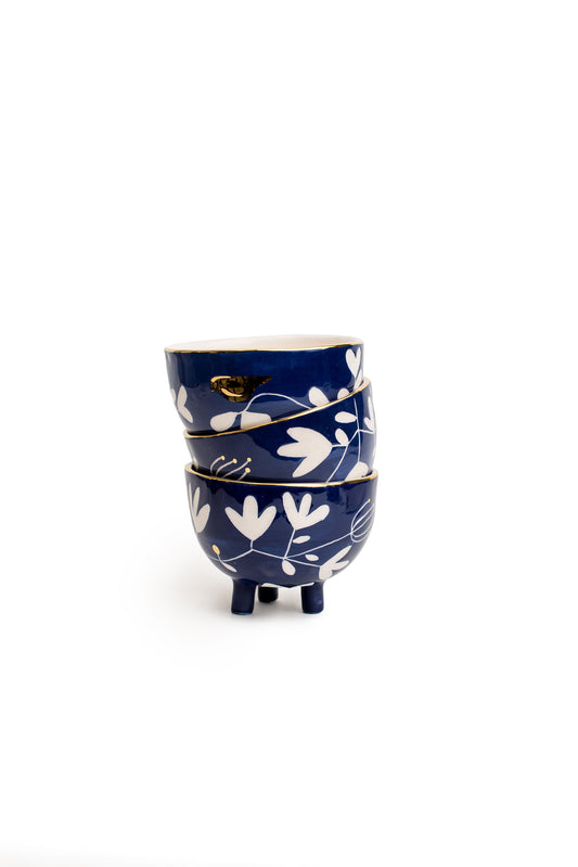 Floral Maan Small Bowl with legs
