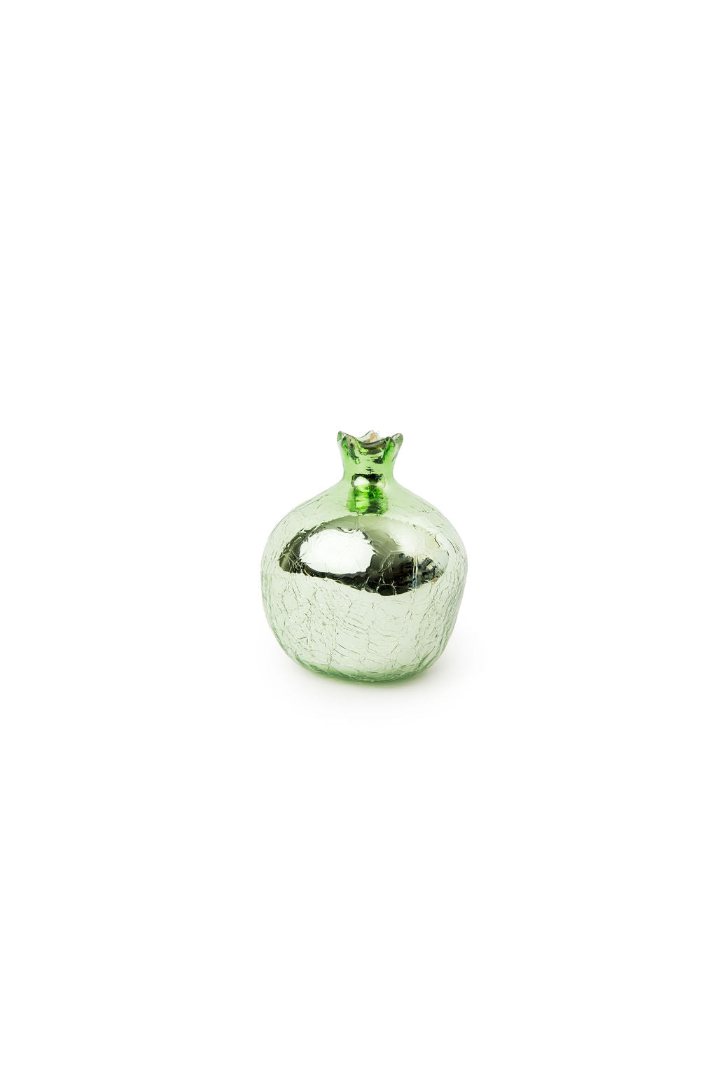 Green Glass Pomegranate