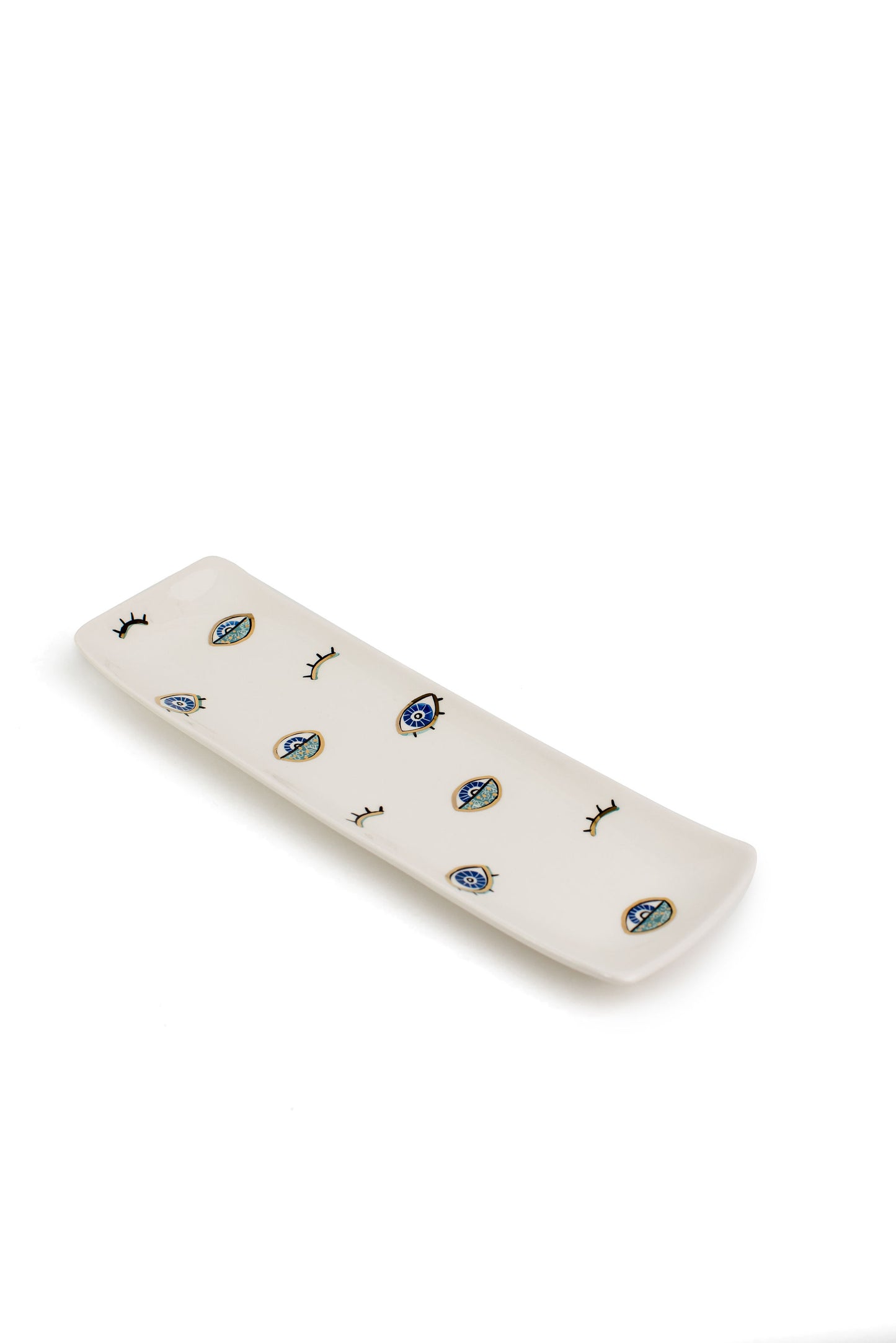 Rectangle Blue Eye Serving Plates