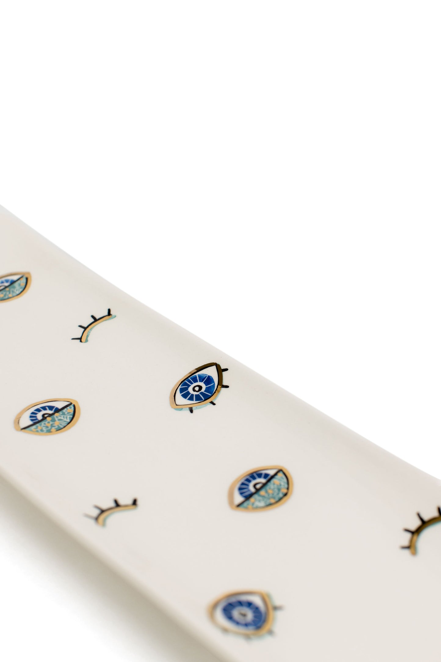 Rectangle Blue Eye Serving Plates