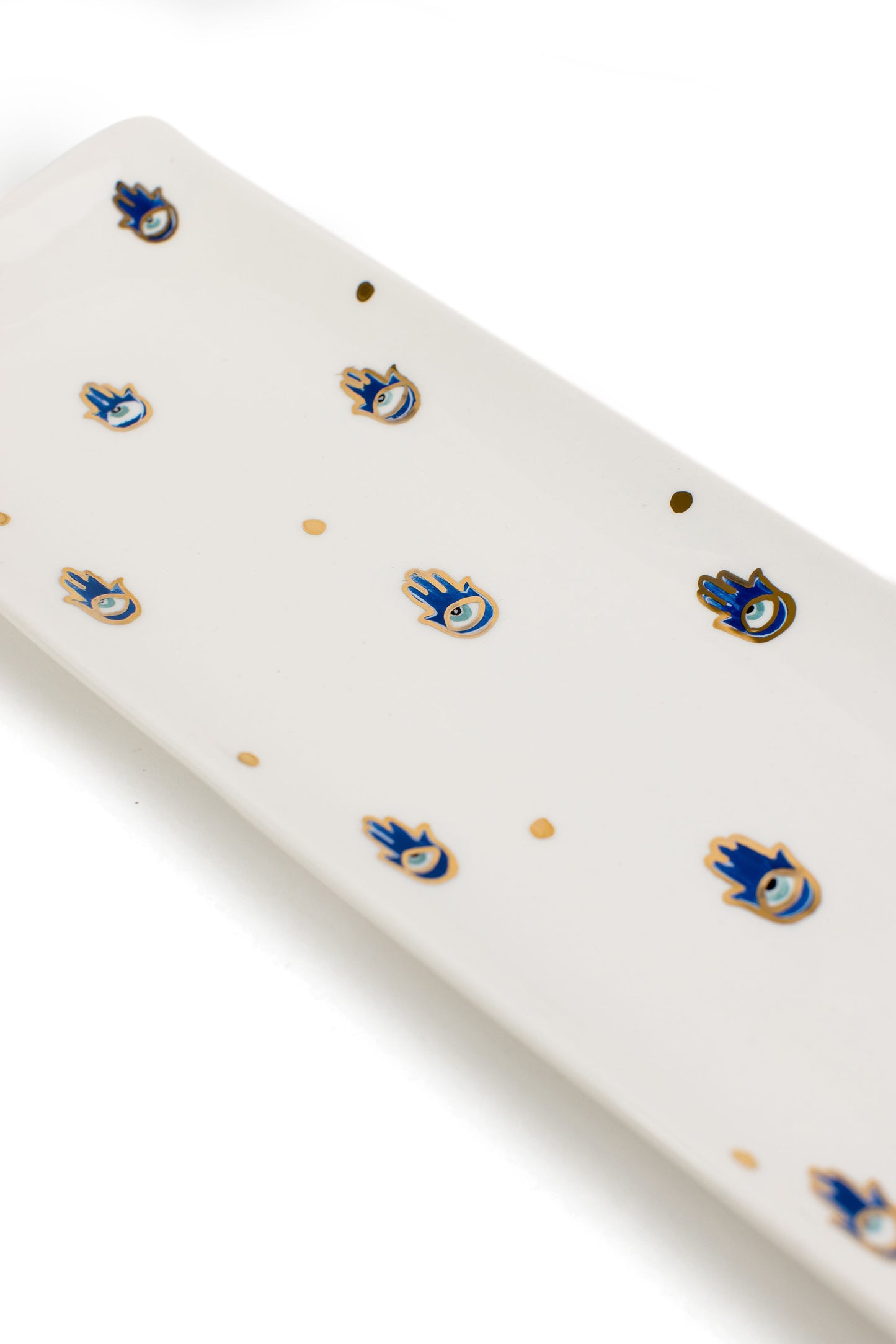 Rectangle Blue Eye Serving Plates