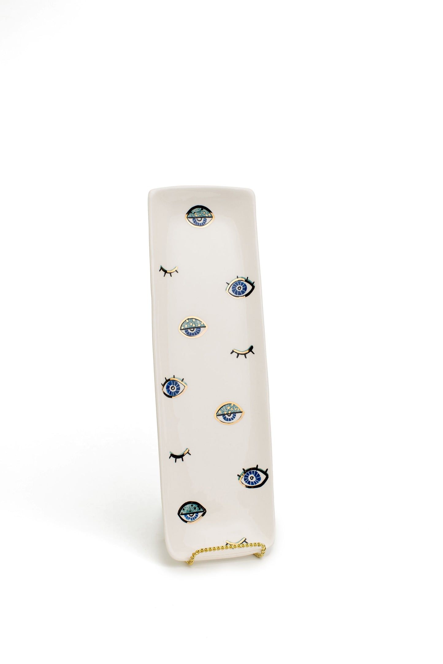 Rectangle Blue Eye Serving Plates