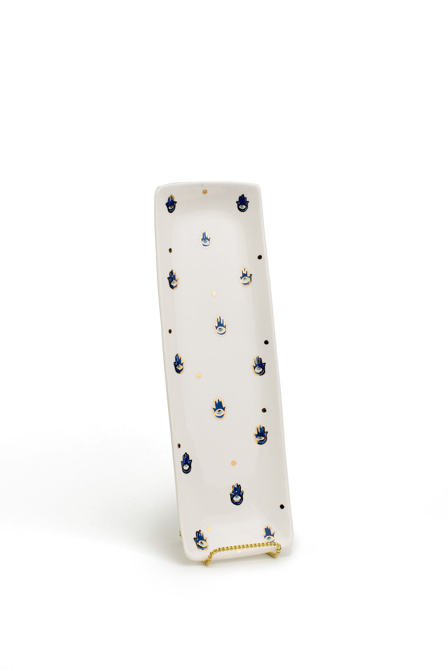 Rectangle Blue Eye Serving Plates